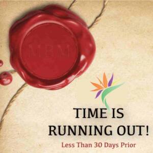 Time is Running Out